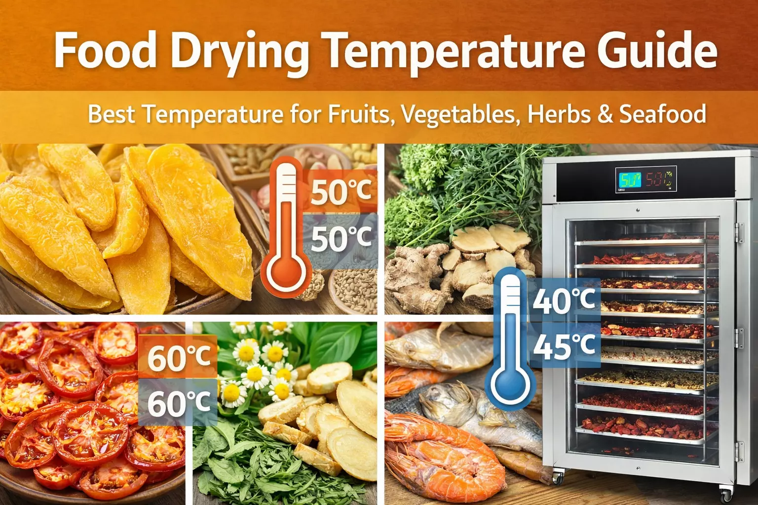 How to Choose the Right Temperature for Drying Different Foods
