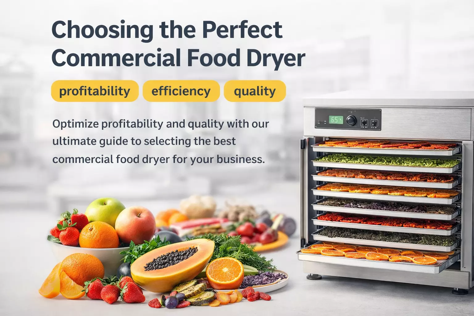 Commercial food dryer: Buyer Guide for Commercial Food Processing (2026)
